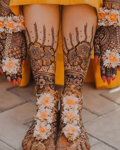 Bridal mehndi design, full hand coverage
