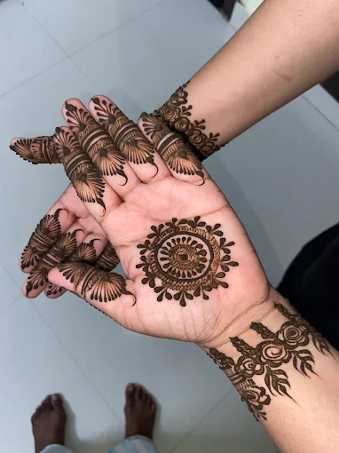 Wedding mehndi celebration design